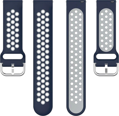 ACM Watch Strap Belt for Fire Boltt Supreme Bsw018 Smartwatch Blue & White Smart Watch Strap(Mullti Color)