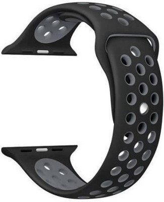 Nice Assoseries HUB Nice_42mm 44mm 45mm 49mm Nike strap_blk Smart Watch Strap(Black, Grey)