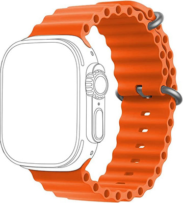 BLACK LOVIES Smartwatch Band Strap Compatible For Firrebolt Ring/Ring pro/Ring Plus/Visionary Smart Watch Strap(Orange)