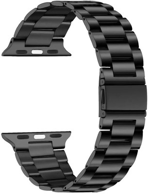Colorcase Stainless Steel Strap Compatible with Hammer Active 2.0 Plus Smart Watch Smart Watch Strap(Black)