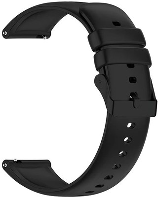 AOnes Watch Strap Silicone Classic Belt for Boult Drift Smart Watch Strap(Black)
