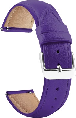 ACM Watch Strap Leather Belt for Huawei Watch Gt 2 Classic 46mm Smartwatch Purple Smart Watch Strap(Purple)