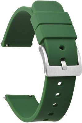 Zelfo Silicone Strap Compatible with Boult Striker Plus Smart Watch Smart Watch Strap(Green)