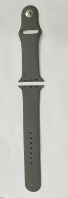 ALLURE Soft Silicone Sport Loop 42mm/44mm Strap Dark Grey Smart Watch Strap(Grey)