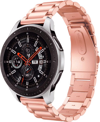 ACM Watch Strap Stainless Steel Metal 20mm for Techking Pro 3 (Belt Band Rose Gold) Smart Watch Strap(Gold)