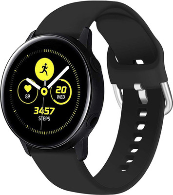 ACM Watch Strap Hook Belt for Fastrack Reflex Charge Smartwatch Band Black Smart Watch Strap(Black)