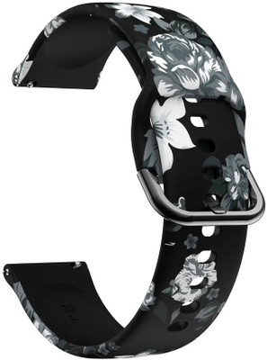 Melfo Printed Soft Silicone Strap Compatible With Pebble Royale Smart Watch Smart Watch-452172 Smart Watch-452172 Smart Watch Strap(Mullti Color)