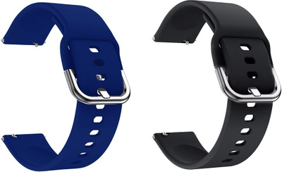 BLACK LOVIES 20 mm Smart Watch Strap Compatible for D I Z O Watch 2 / D I Z O Watch S Smart Watch Strap(Black, White)
