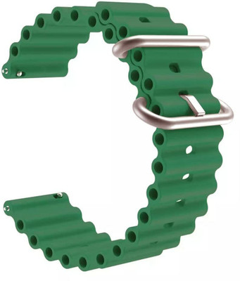 KHR Soft Silicone Strap Band For Amazfit GTR 4 Ocean Smart Watch Strap(Green)