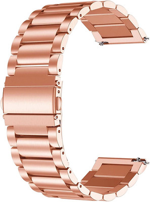 ACM Watch Strap Metal for Sens Edyson 1 Smartwatch Belt Rose Gold Smart Watch Strap(Gold)