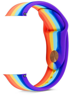 TECHWIND 22MM Multicolor Silicon Watch Strap (CHECK MODEL LIST) Smart Watch Belt Smart Watch Strap(White)