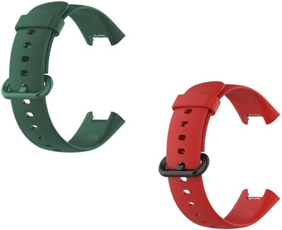 Like Star Soft Silicone Classic Strap With Secure Buckle Lock for Redmi Watch 2 Lite/Redmi GPS Smart Watch Only, Comfort and Flexible Fitness Smart Watch Strap Smart Watch Strap(Green, Red) Like Star Soft Silicone Classic Strap With Secure Buckle Lock for Redmi Watch 2 Lite/Redmi GPS Smart Watch Only, Comfort and Flexible Fitness Smart Watch Strap Smart Watch Strap(Green, Red)