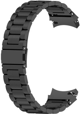 D'Wild Metal Band for Samsung Watch 5/ 5 Pro 45mm, Watch 4 40/ 44mm, 4 Classic 42/ 46mm Smart Watch Strap(Black)