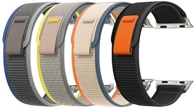 BOLT BYTE 4 TRAIL BLK+BLU+YLW+ORG Smart Watch Strap(Mullti Color)