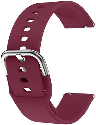 KHR 19mm Metal Buckle Compatible With Noise Colorfit Pro 2/Oxy/Pulse/Beat, Boat Storm Smart Watch & Watches Smart Watch Strap(Red)