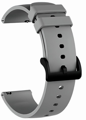 TRENDINGVIEW 22mm Quick Release Smartwatch Strap | Soft Silicone Belt for All 22 mm Watches Smart Watch Strap(Grey)