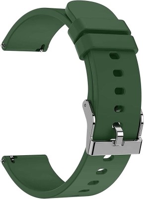 Melfo Soft Silicone Strap Compatible for Pebble Cosmos Bold Smart Watch Strap(Green)