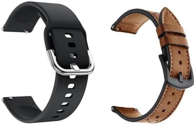 LIDDU Watch Strap Belt For/Compatible With Noise Smart Watches 22 MM Smart Watch Strap(Brown)