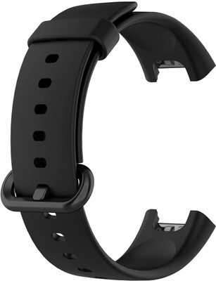 ADAMO Soft Silicone Wristband smartwatch Strap Compatible only for Redmi Watch 2 Lite/Redmi GPS Watch P25CIN02 Smart Watch Strap(Black)