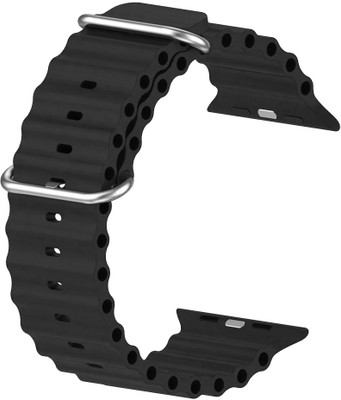 PUNAK Smart watch strap belt compatible with FIREBOLT CYCLONE , FIREBOLT CYCLONE PRO Smart Watch Strap(Black)