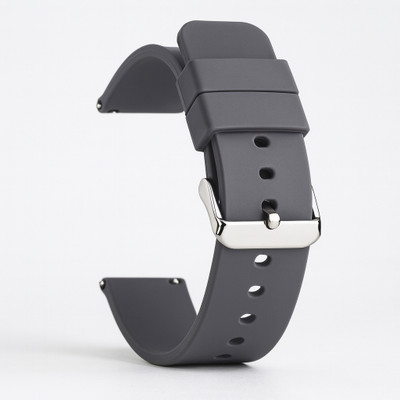 CELSERA Silver Buckle 22MM Watch Strap Belt Compatible with Noise ColorFit Icon 2, Elite, Icon 4, 5, Twist Go, Other Models in Description Smart Watch Strap(Grey)