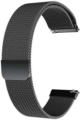 JOBINKA 20mm Chain Watch Strap Suitable For All 20mm Watches (Check Photo & Description) Smart Watch Strap(Black)