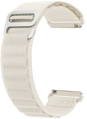 A3sprime Soft Silicon Universal Strap Suitable for All 20mm Lugs Width Smartwatch Smart Watch Strap(White)