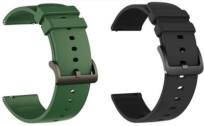 CHG 22mm SmartWatch Strap Smart Watch Strap(Black, Green)