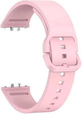 JOBINKA Soft Silicone Adjustable Wrist Band Strap for Galaxy Fit 3 Strap Smart Watch Strap(Pink)