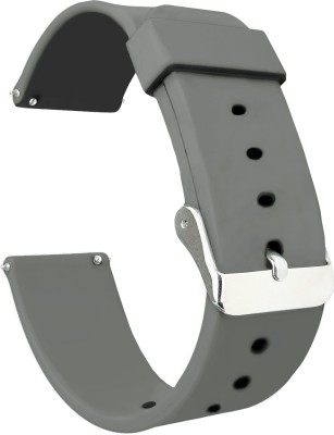 ACM Watch Strap Silicone 20mm for Gionee Stylfit Gsw5 Pro Smartwatch Grey Smart Watch Strap(Grey)