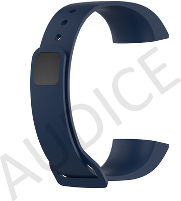 AUDICE Soft Silicone TPU Wrist Replacement Strap for Mi Band 4C /Redmi 4C Watch Smart Band Strap(Blue)