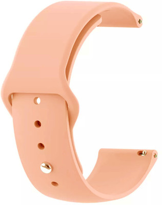 AOnes 20mm Silicone Belt Watch Strap Compatible for Minix Vega Smart Watch Strap(Pink)