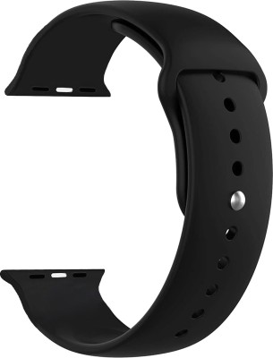 ACM Sliding Watch Strap Silicone Belt for Avista T500+ Pro Series 7 Smartwatch Black Smart Watch Strap(Black)