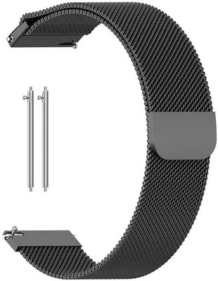 KHR Metal Chain Watch Strap for Noise ColorFit Pro 4 and Noise ColorFit Pro 4 Max Smart Watch Strap(Black)