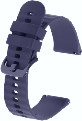 Colorcase Silicon Strap 22mm Compatible For Boat Storm Infinity Max Smart Watch 22mm 35 Smart Watch Strap(Blue)