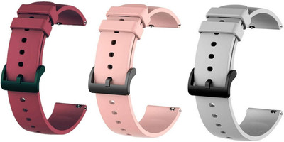 Priavy Smart watch band strap belt 22mm for ladies/Mens smartwatch band Silicon (Red, Pink, grey) Smart Watch Strap(Mullti Color)