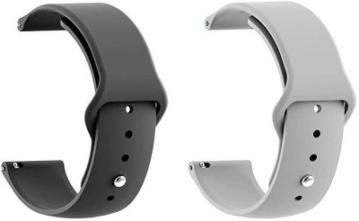 BLACK LOVIES 20 mm Smart Watch Strap Compatible for D I Z O Watch 2 / D I Z O Watch S Smart Watch Strap(Black, Grey)