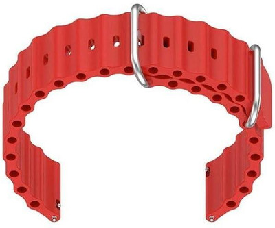 RUPELIK Ocean 22mm Watch strap Suitable for all 22mm watches Huawei GT2 / Fossil Q/Galaxy Gear S3 Classic Smart Watch Strap(Red)