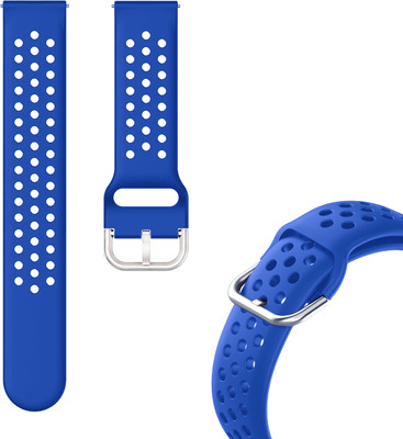 ACM Watch Strap Dot Belt for Fireboltt Dazzle Plus Bsw037+ Smartwatch Navy Blue Smart Watch Strap(Blue)