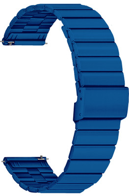 ACM Watch Strap Adjustable Steel for Noise Hrx X-Fit 1 Smartwatch Belt Blue Smart Watch Strap(Blue)