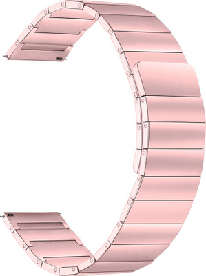 ACM Watch Strap Magnetic Steel for Noisefit Core Oxy Smartwatch Pink Smart Watch Strap(Pink)