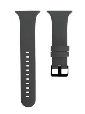 Colorcase Soft Silicone Strap Compatible with Hammer Active 2.0 Plus Smart Watch Smart Watch Strap(Grey)