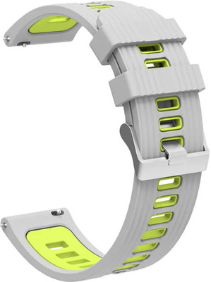 Colorcase Silicon Strap Compatible with IZI Prime Smart Watch Smart Watch Strap(Grey)
