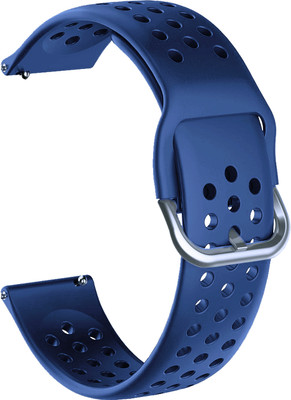 ACM Watch Strap Dot Belt for Fire-Boltt Ninja 3 Bsw030 Smartwatch Dark Blue Smart Watch Strap(Blue)