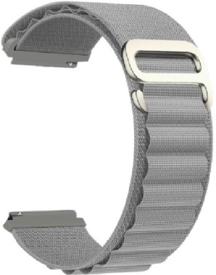 KHR 20mm Watch Strap Alpine Nylon G-Hook Loop Bands 20 MM (For Model See Images) Grey Smart Watch Strap(Grey)