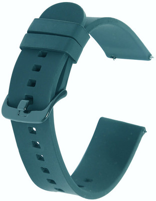 Colorcase Silicon Strap Compatible with Noise Colorfit Vivid Call 2 Smart Watch Smart Watch Strap(White, Green)
