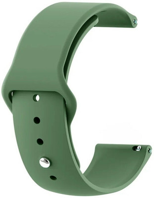 Melfo Silicon Strap Compatible with Pebble Hive Smart Watch Smart Watch Strap(Green)