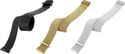 ACM Pack of 3 Strap Magnet for Fire-Boltt Ninja Call 2 + Bsw025 (Black/Gold/Silver) Smart Watch Strap(Mullti Color) ACM Pack of 3 Strap Magnet for Fire-Boltt Ninja Call 2 + Bsw025 (Black/Gold/Silver) Smart Watch Strap(Mullti Color)