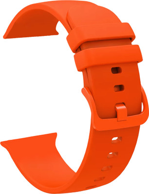 ACM Sliding Watch Strap Silicone Color Hook for Riviera Rsw-002 Smartwatch Belt Band Orange Smart Watch Strap(Red)