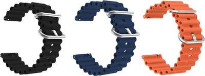 PUNAK 22MM Smart Watch Strap Belt for Noice Fit Mettle Smart Watch Strap(Mullti Color)